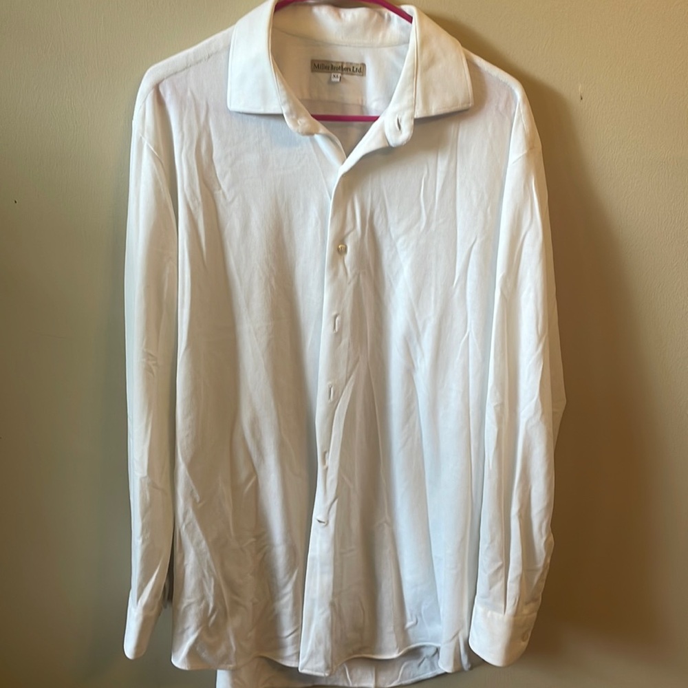 White Button Down Millers Brothers